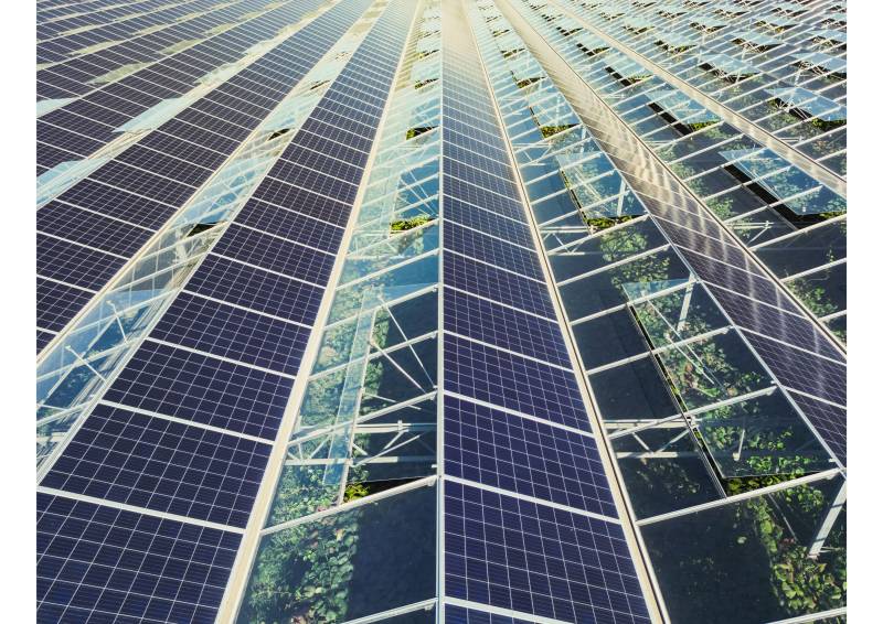 Pose de serre photovoltaïque agricole dans le Vaucluse