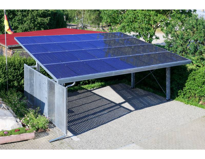 Conception d’ombrière photovoltaïque pour particulier à Avignon dans le Vaucluse