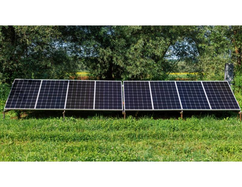 Solution pour installer soi même des panneaux solaires dans un jardin dans le Vaucluse