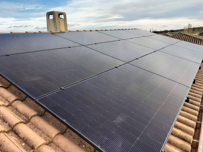 Installation de panneaux solaires vers Uzès dans le Gard