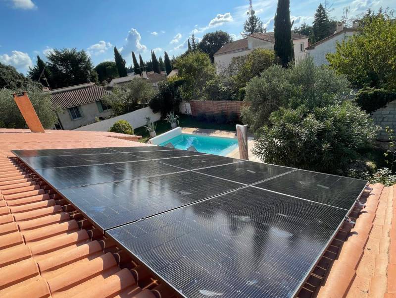 Production journalière de panneau solaire 6 kWc