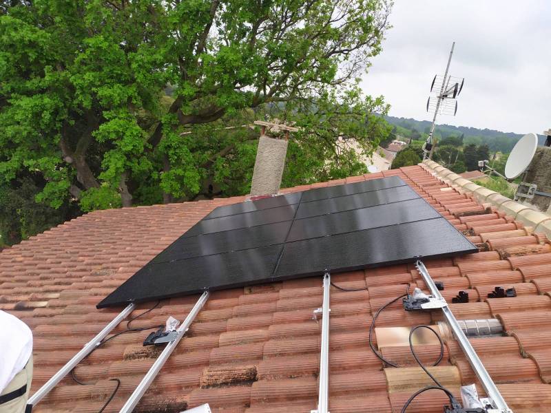 Pose de panneau solaire à Montélimar (Drôme)