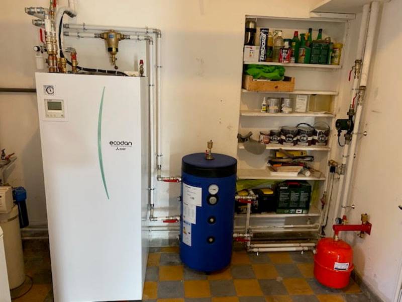 Installation de pompe à chaleur Air/Eau à Domazan dans le Gard inova technologies